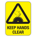 KEEP HANDS CLEAR