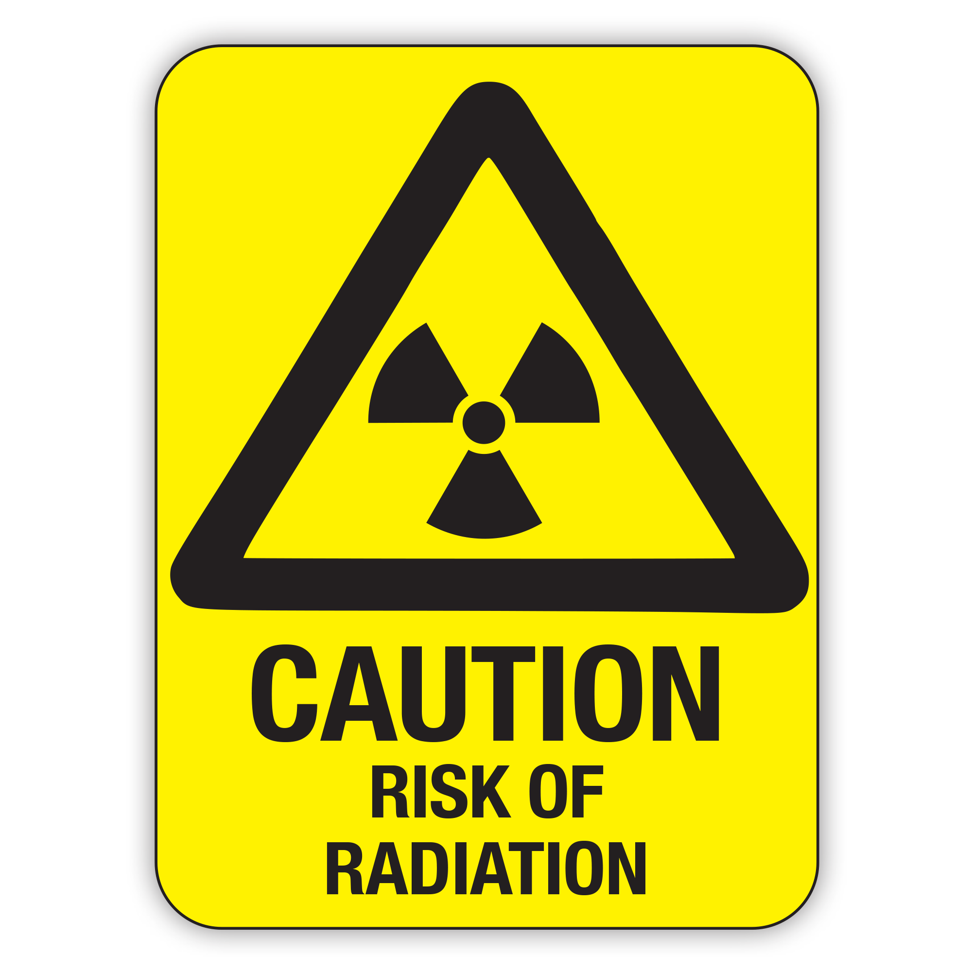 Caution Risk Of Radiation Signs | Shop Online | Safety Signs Australia