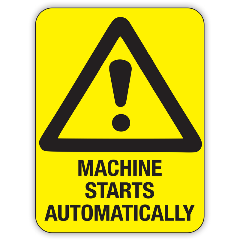 MACHINE STARTS AUTOMATICALLY