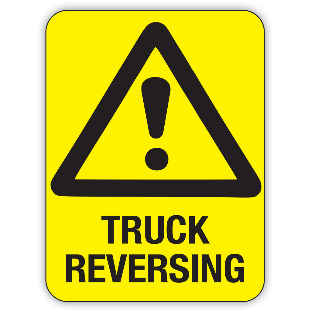 Lorry Reverse Signs Buy TRUCKS REVERSING Online | Custom Safety Signs | Safety Signs Australia