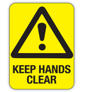 KEEP HANDS CLEAR