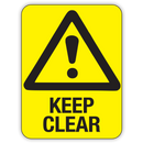 KEEP CLEAR SIGNS
