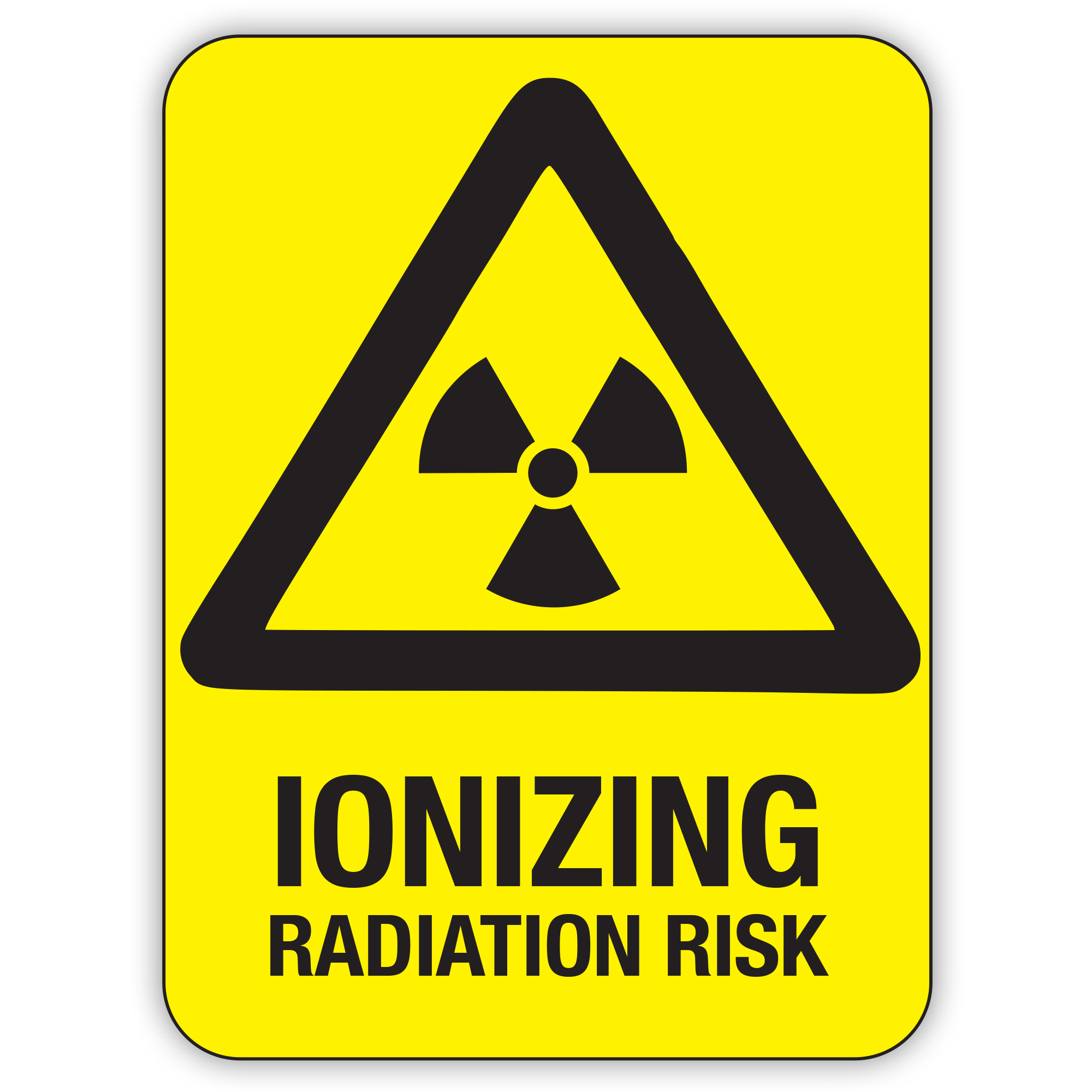 Ionizing Raditation Risk Signs | Shop Online | Safety Signs Australia