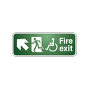FIRE EXIT UP ARROW