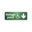 REFUGE POINT DOWN ARROW