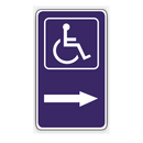 WHEELCHAIR RIGHT ARROW