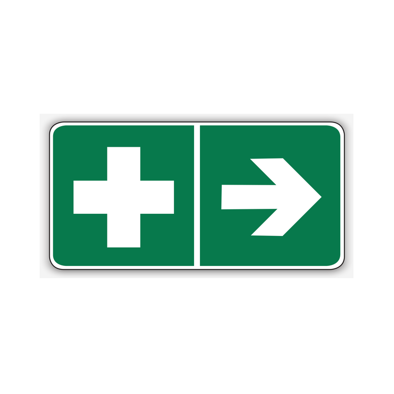 FIRST AID (RIGHT ARROW)