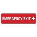 EMERGENCY EXIT RIGHT ARROW