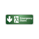 EMERGENCY STAIRS (DOWN ARROW)