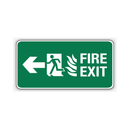 FIRE EXIT (LEFT ARROW)