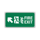 FIRE EXIT (UP LEFT ARROW)