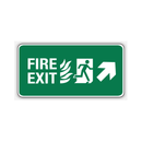 FIRE EXIT (UP RIGHT ARROW)