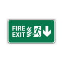 FIRE EXIT (DOWN ARROW)