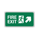 FIRE EXIT (UP RIGHT ARROW)