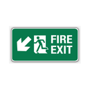 FIRE EXIT (DOWN LEFT ARROW)
