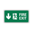 FIRE EXIT (DOWN ARROW)