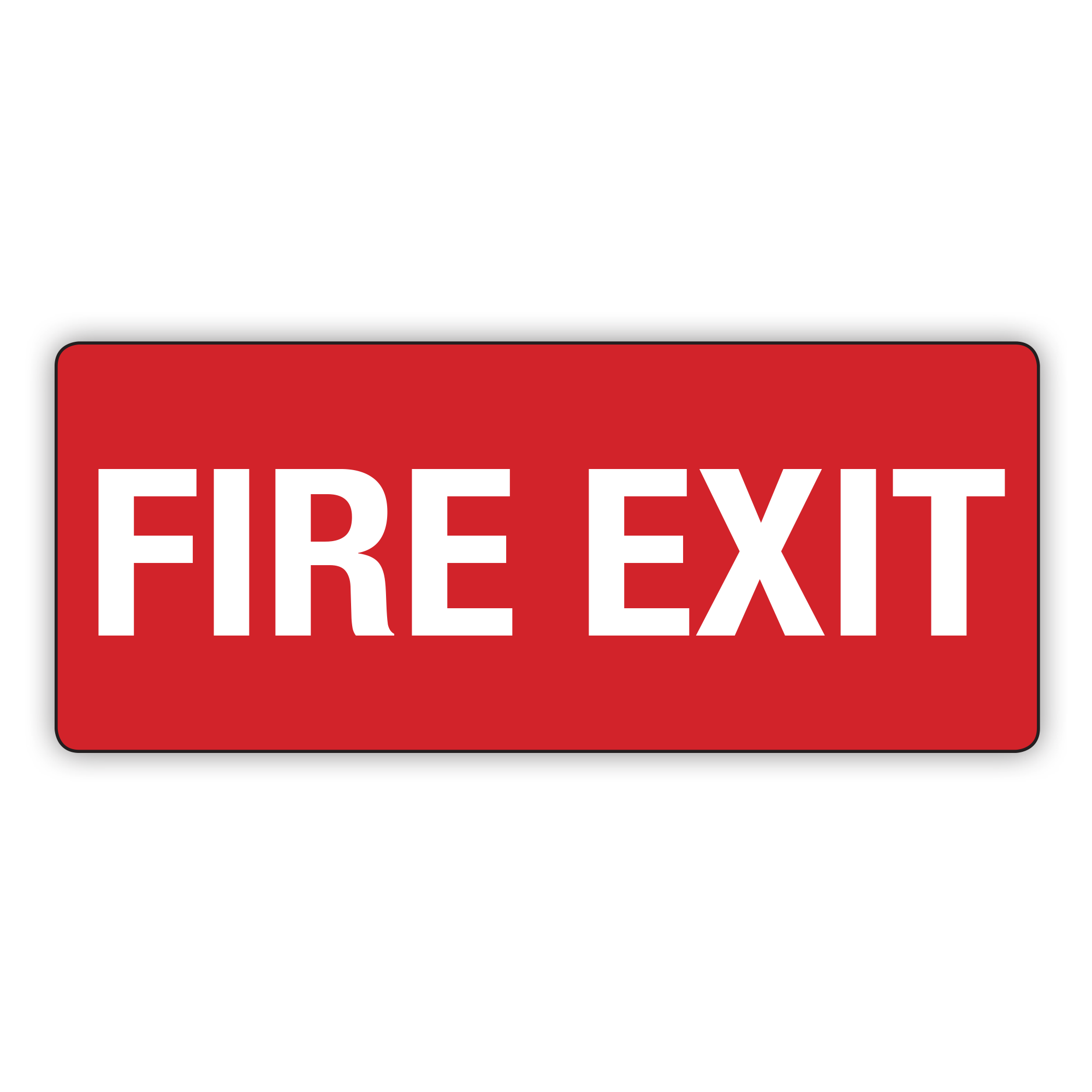 FIRE EXIT RIGHT ARROW