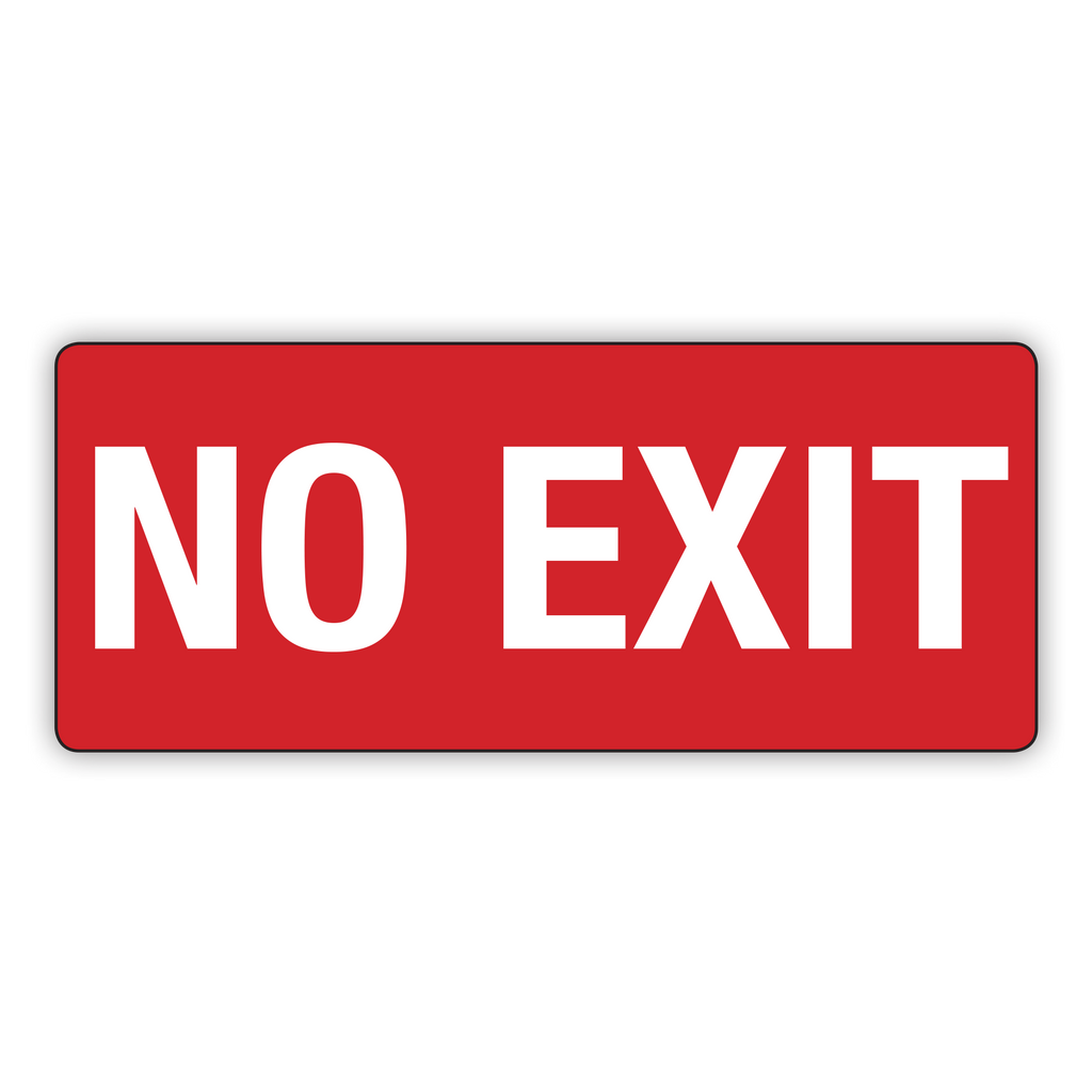 no-exit for Free Printable No Exit Signs NO EXIT for Free Printable No Exit Signs