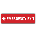 EMERGENCY EXIT LEFT ARROW
