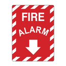 FIRE ALARM DOWN ARROW