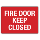 FIRE DOOR KEEP CLOSED