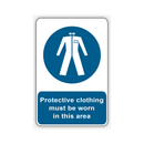 WEAR PROTECTIVE CLOTHING