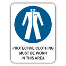 Protective Clothing Must Be Worn In This Area