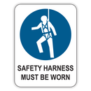 SAFETY HARNESS MUST BE WORN