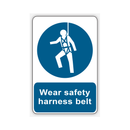 WEAR SAFETY HARNESS BELT