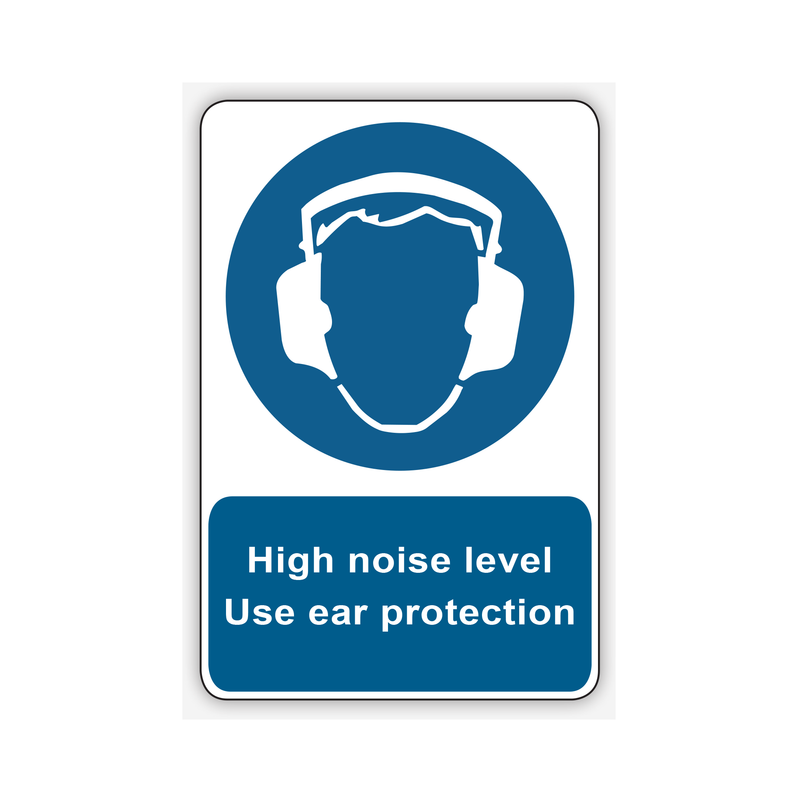 HIGH NOISE LEVEL USE EAR PROTECTION