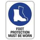 FOOT PROTECTION MUST BE WORN