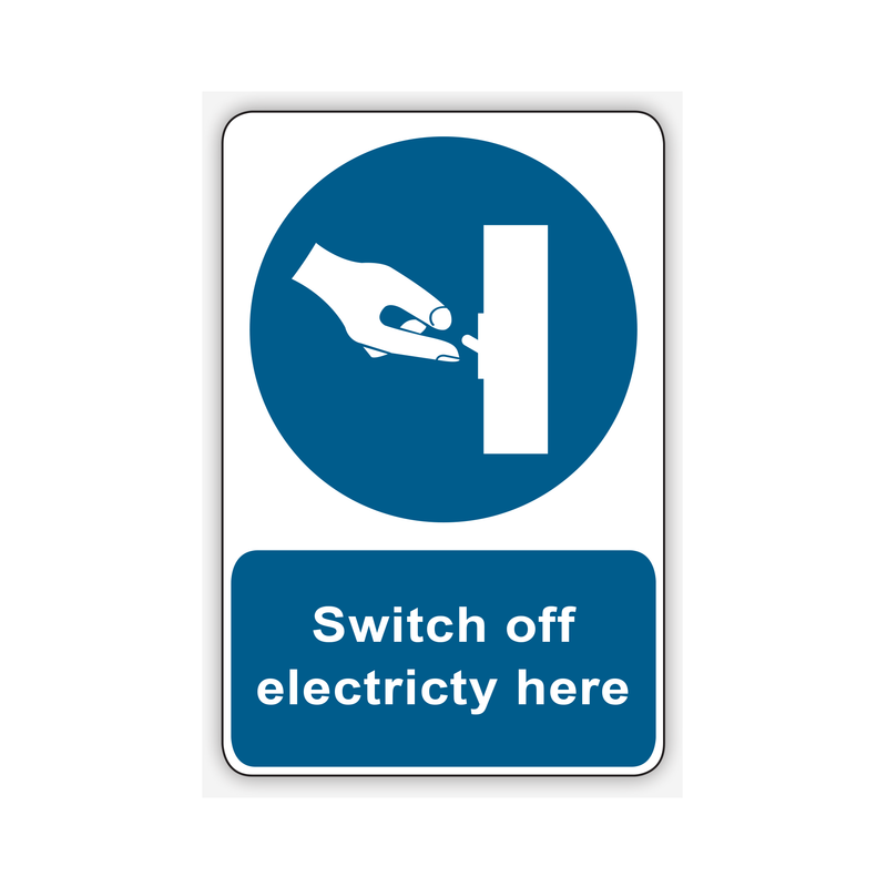 SWITCH OFF ELECTRICTY HERE