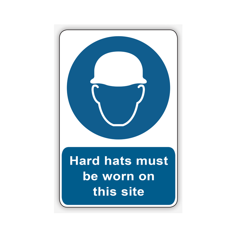 HARD HATS MUST BE WORN ON THIS SITE