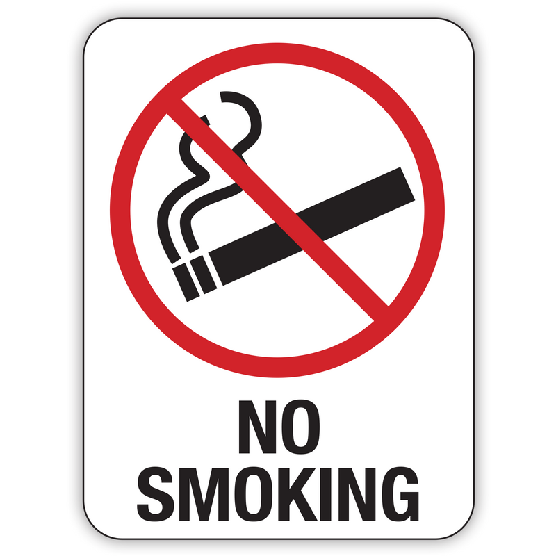 NO SMOKING  SIGN