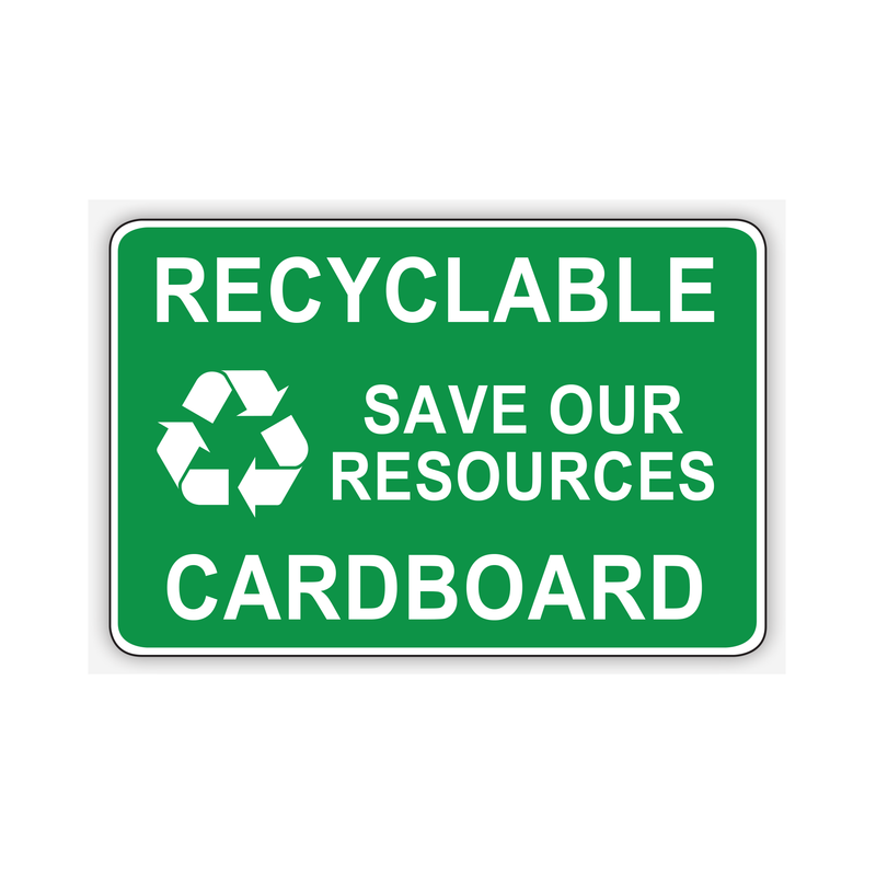 SAVE OUR RESOURCES CARDBOARD