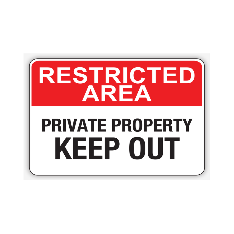 PRIVATE PROPERTY KEEP OUT