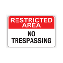 NO TRESPASSING