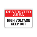 HIGH VOLTAGE KEEP OUT