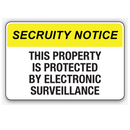 This Property Is Protected By Electronic Surveillance Sign