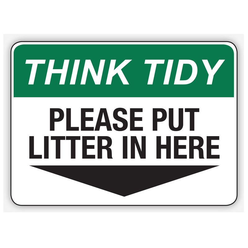 PLEASE PUT LITTER IN HERE